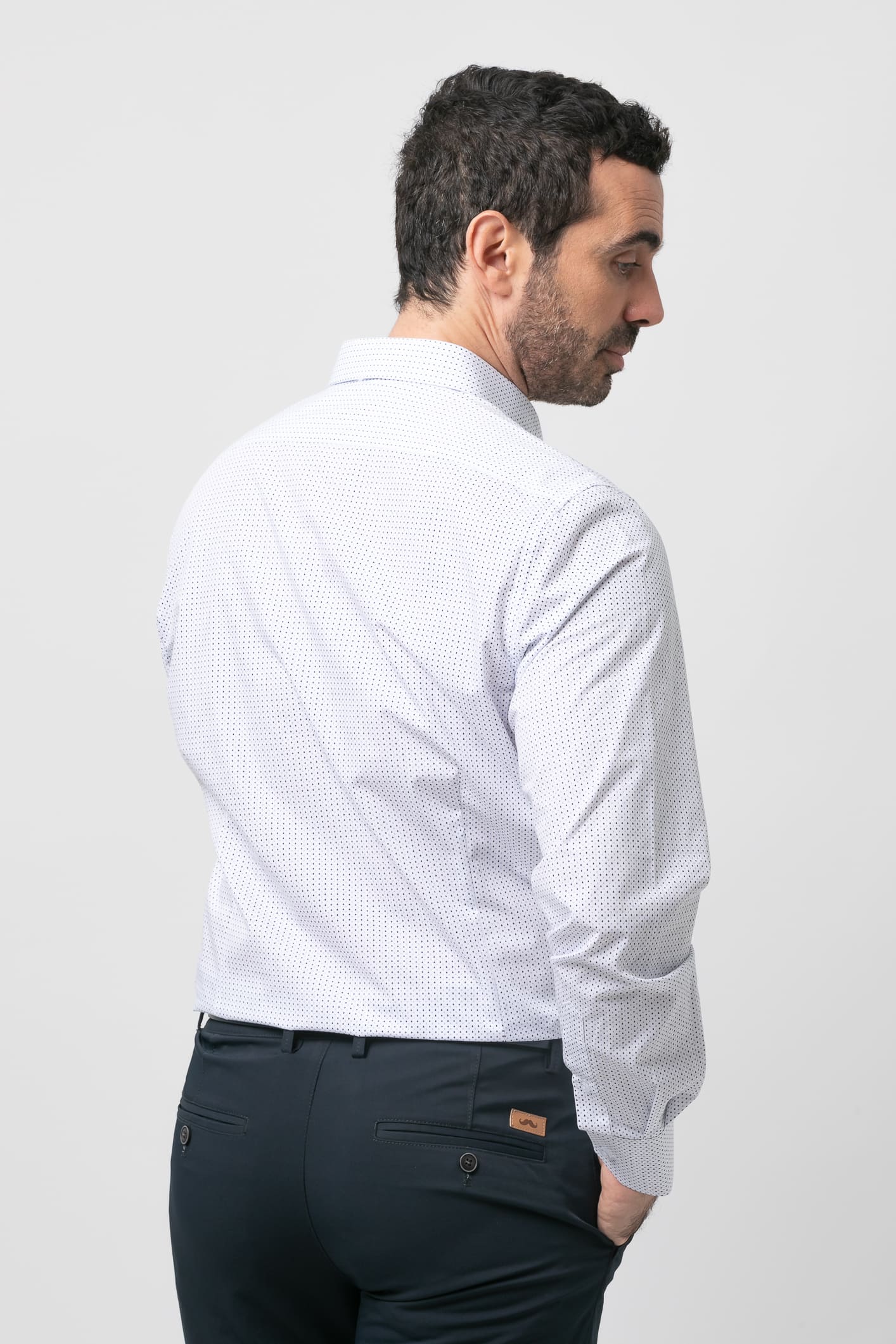 Camisa sport estampada s/ trader