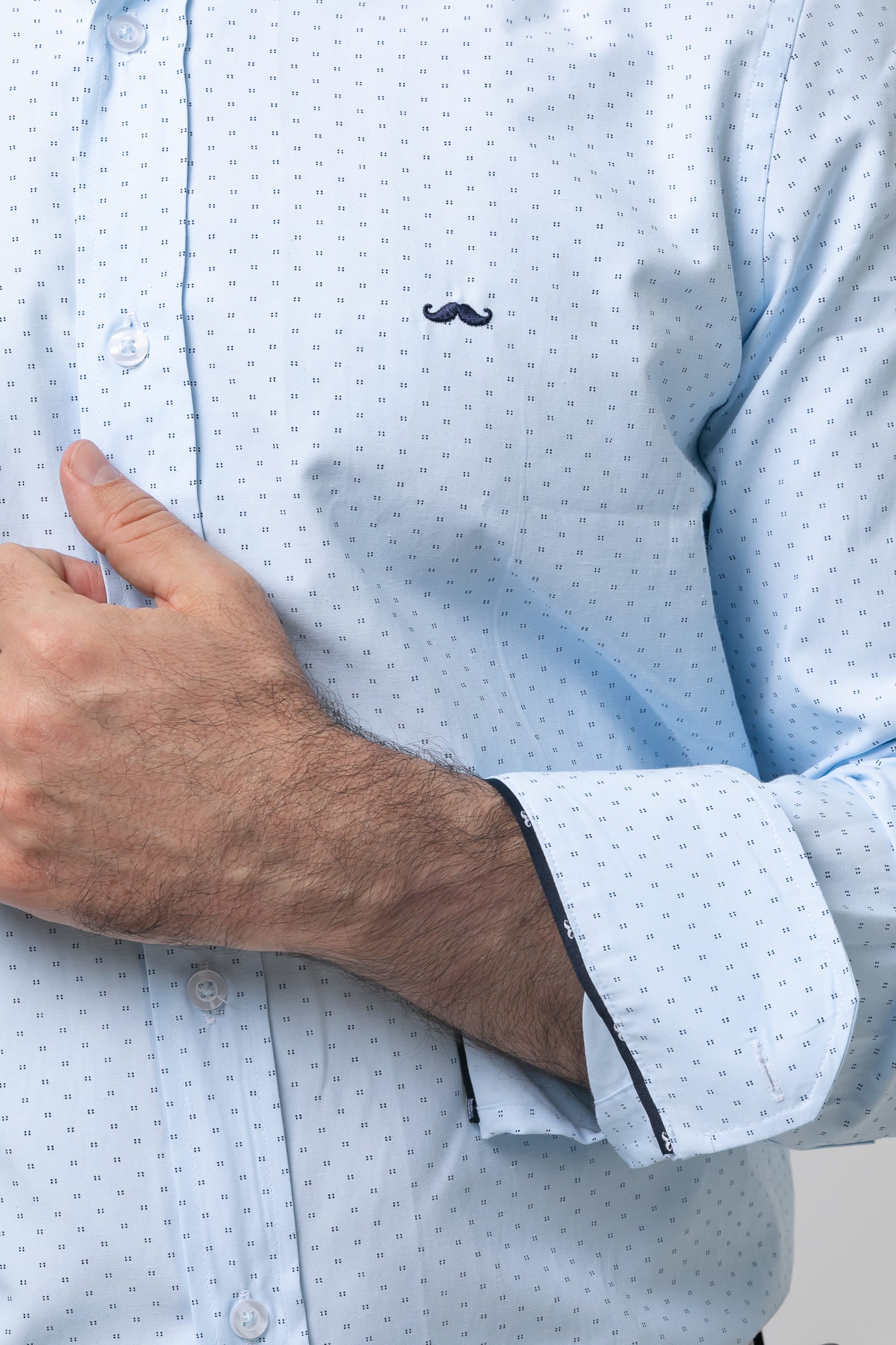 Camisa sport estampada s/ trovador