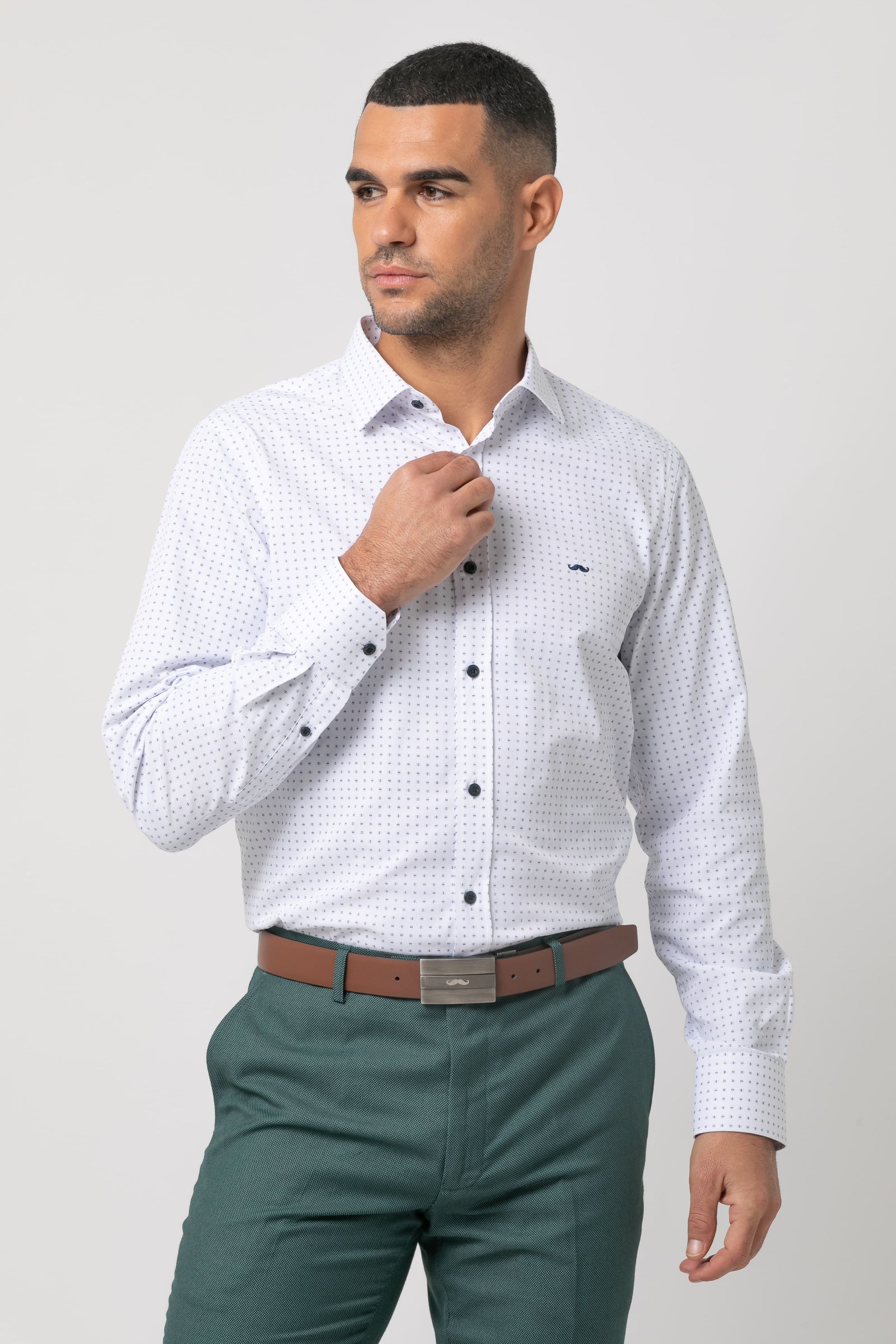 Camisa estam s/ border outlet