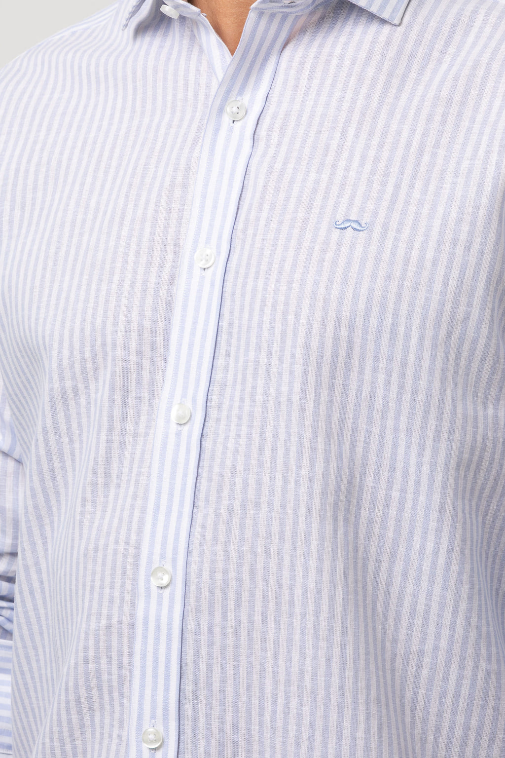 Camisa lino rayas s/ rita