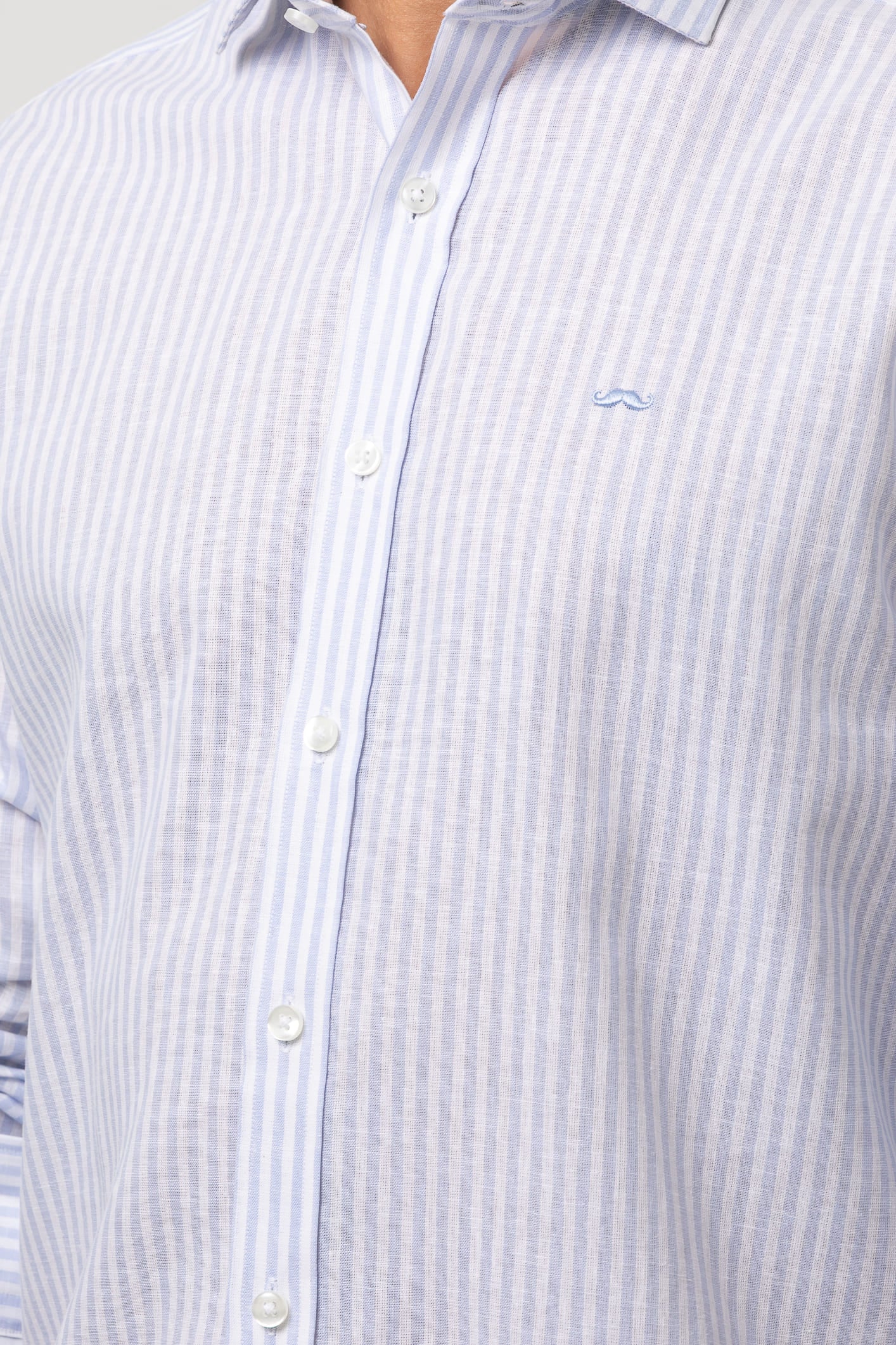 Camisa lino rayas s/ rita