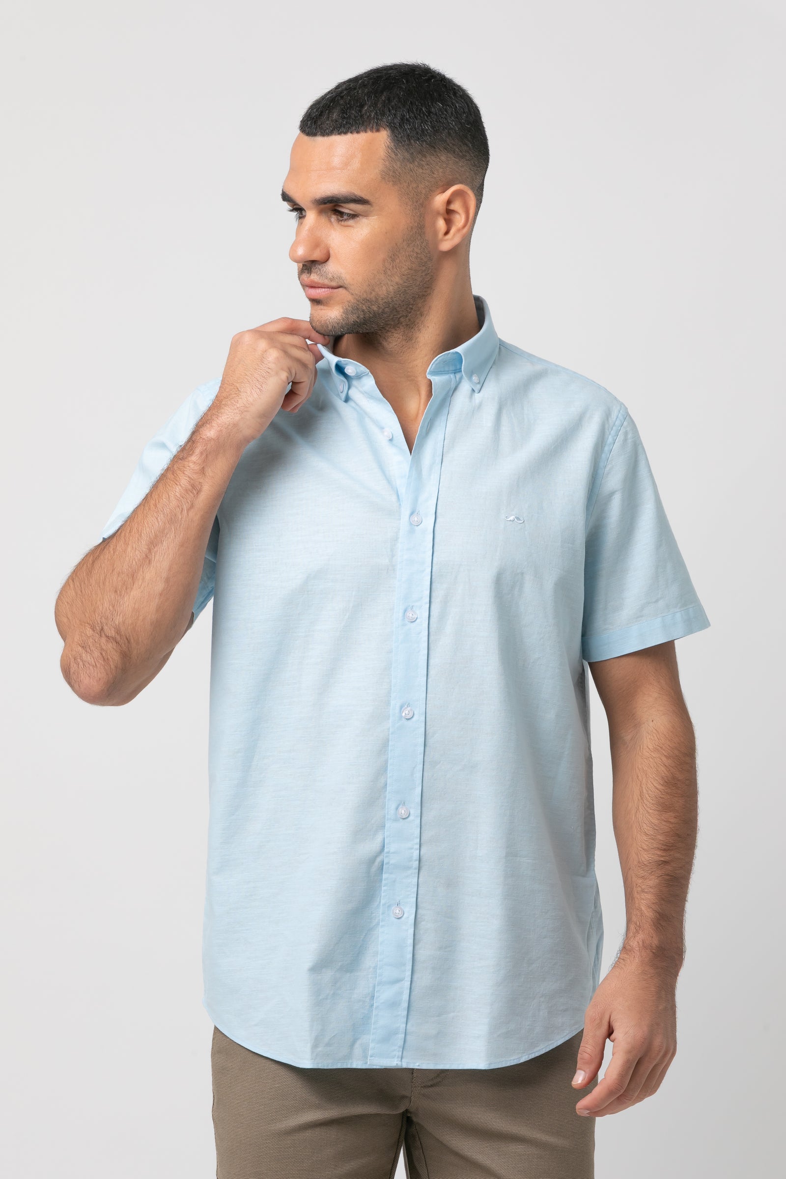 Camisa m/c s/ aleman outlet