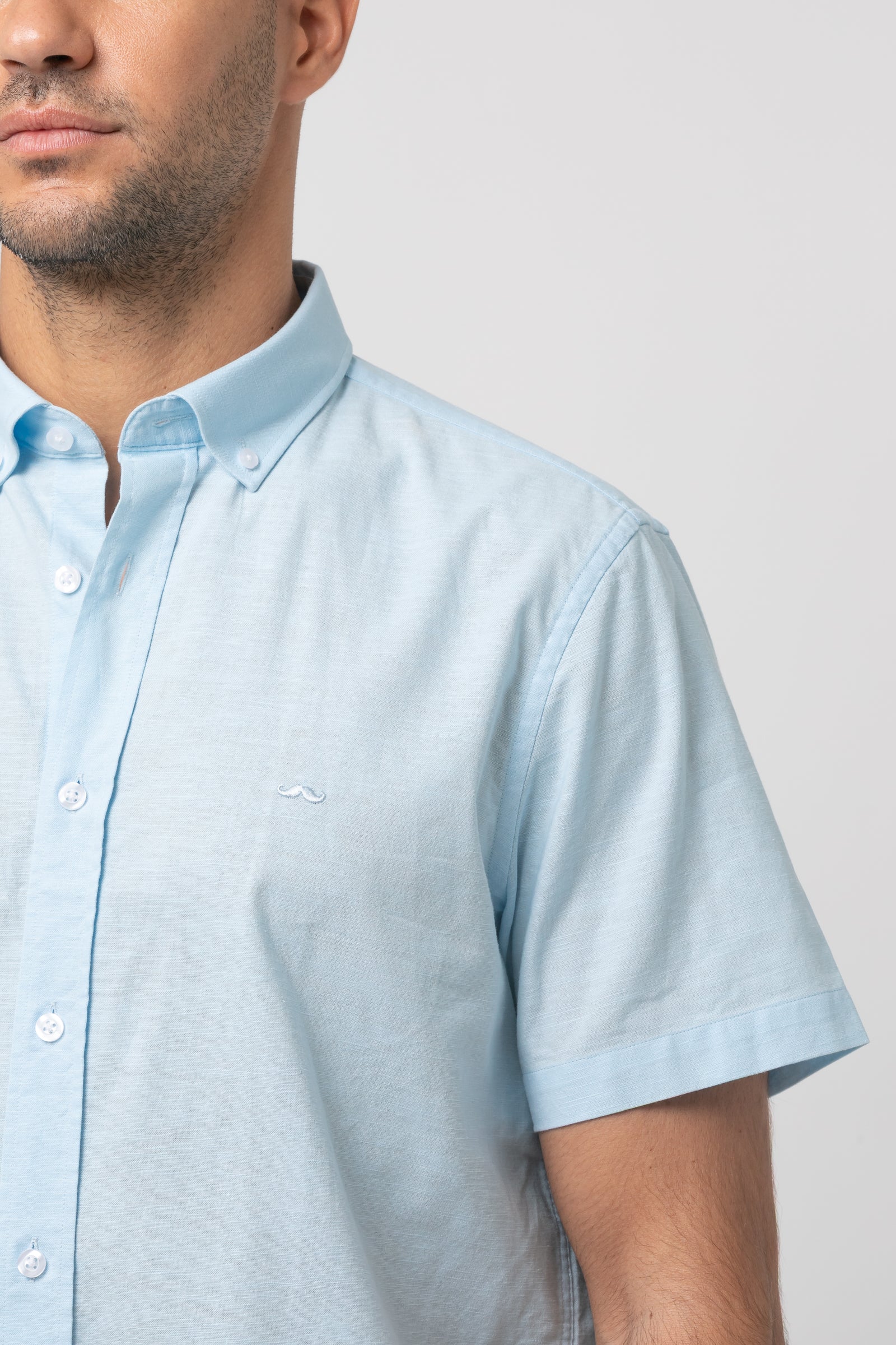 Camisa m/c s/ aleman outlet