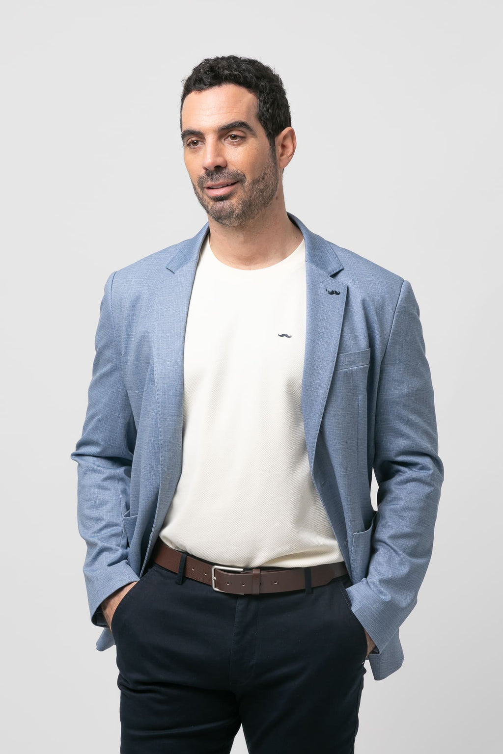 Americana falso liso s/ curador