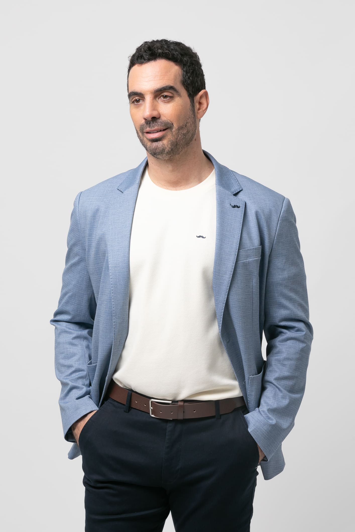 Americana falso liso s/ curador