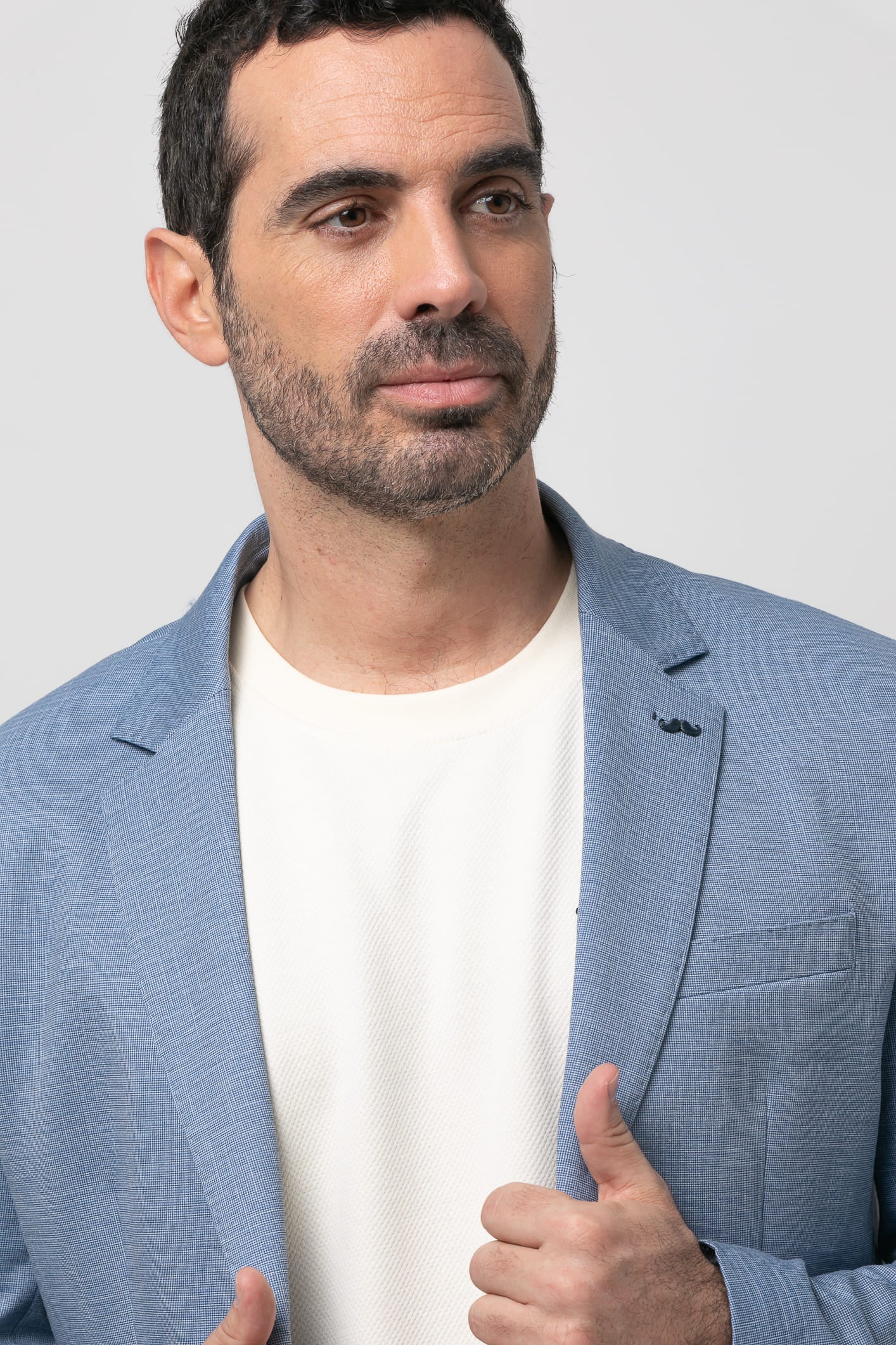 Americana falso liso s/ curador