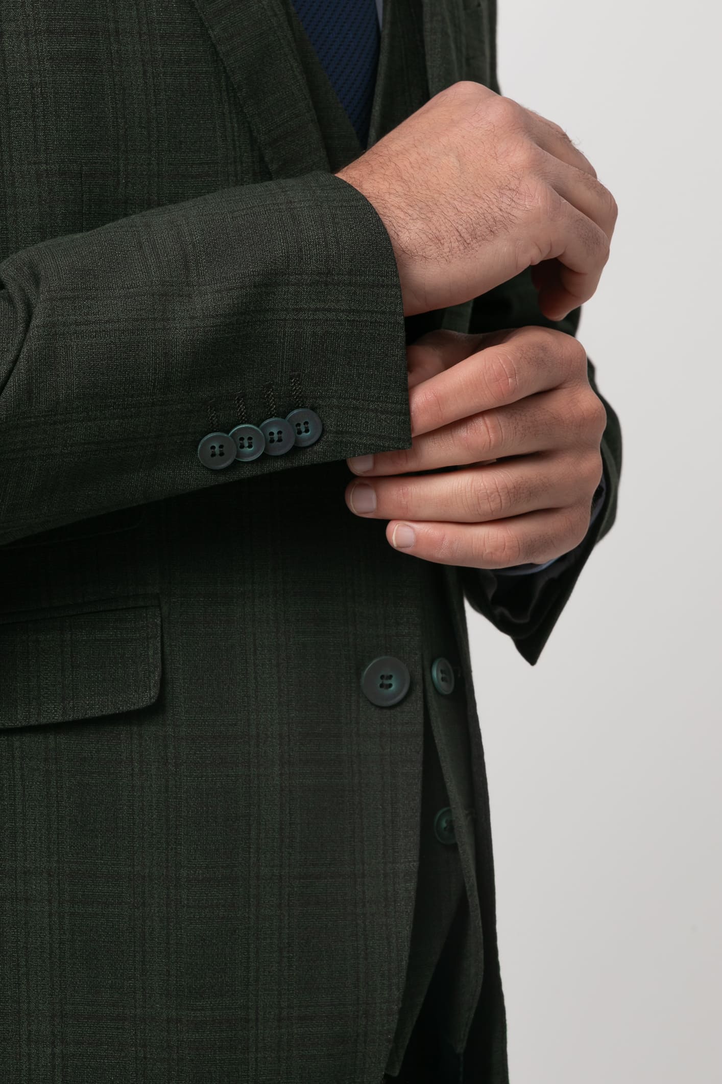 Americana vestir cuadro s/ escudo