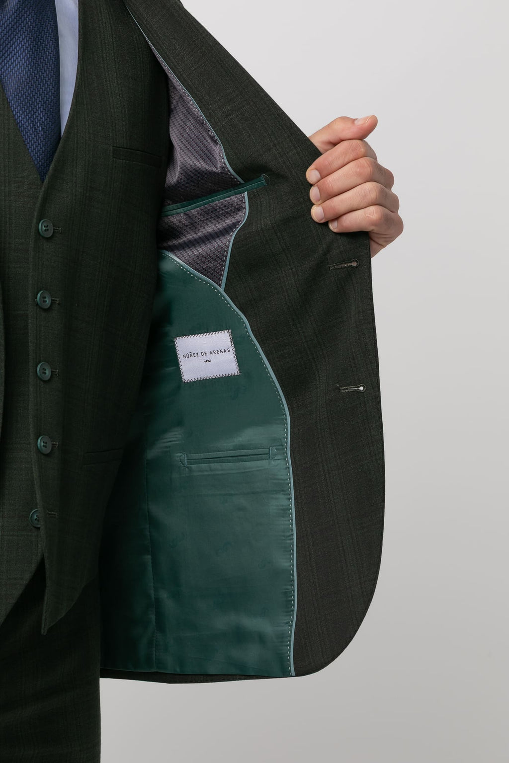 Americana vestir cuadro s/ escudo