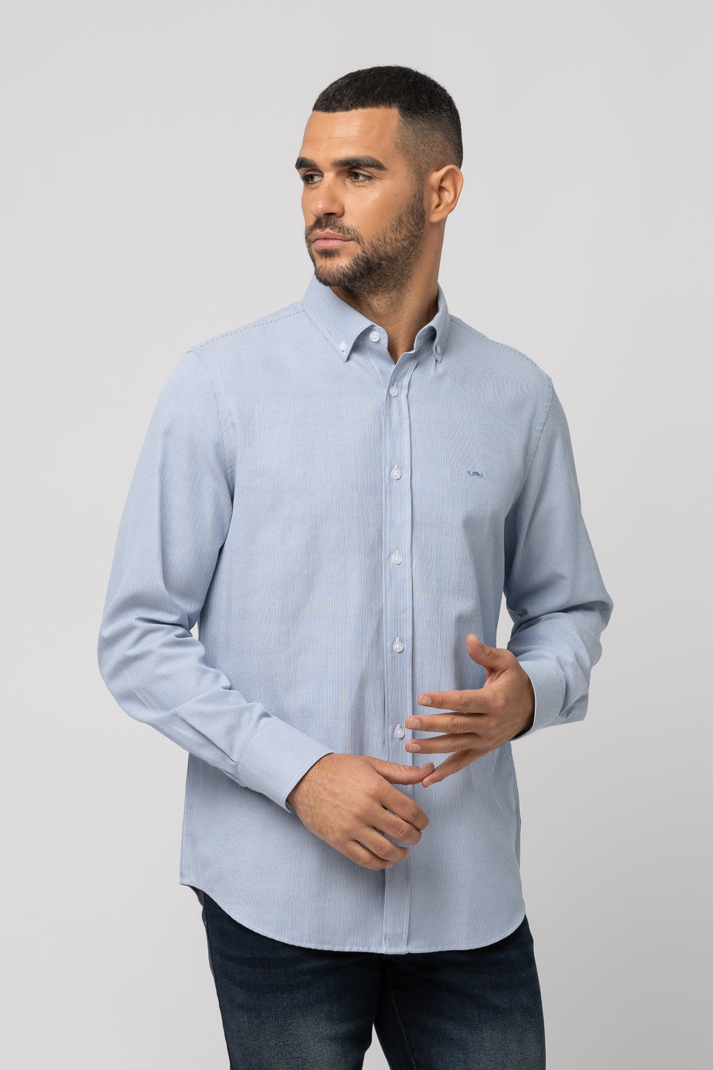 Camisa sport rayas s/ drone