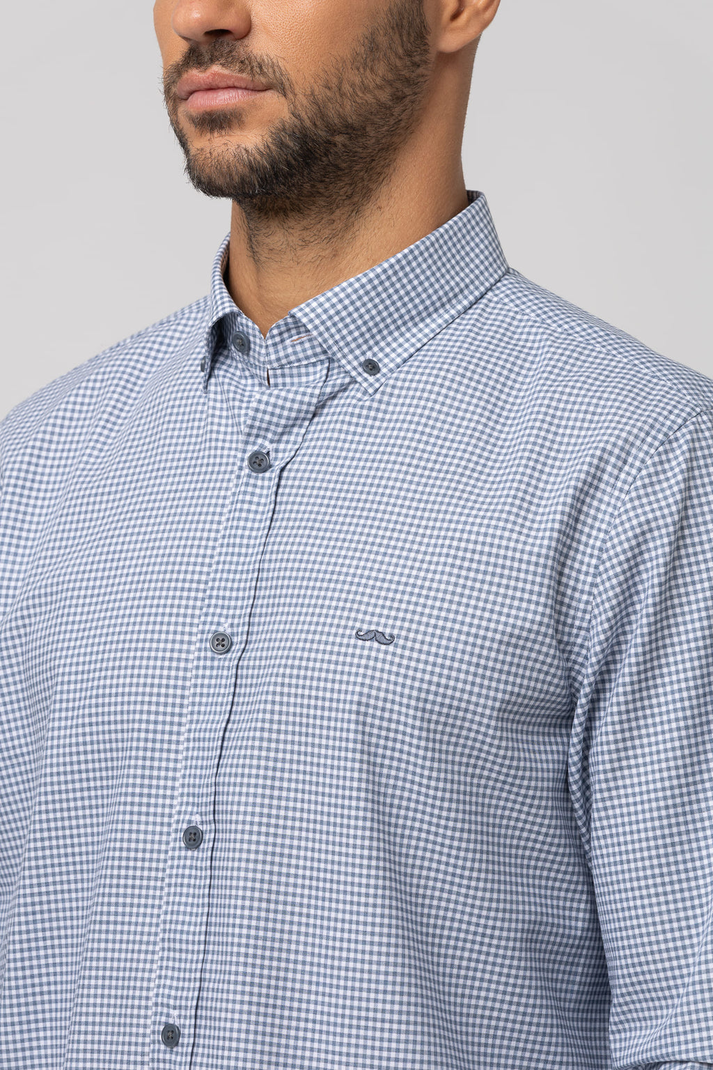Camisa sport cuadro s/ chao outlet