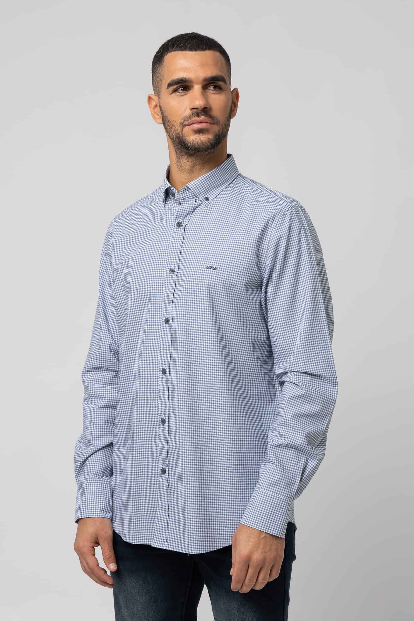 Camisa sport cuadro s/ chao outlet