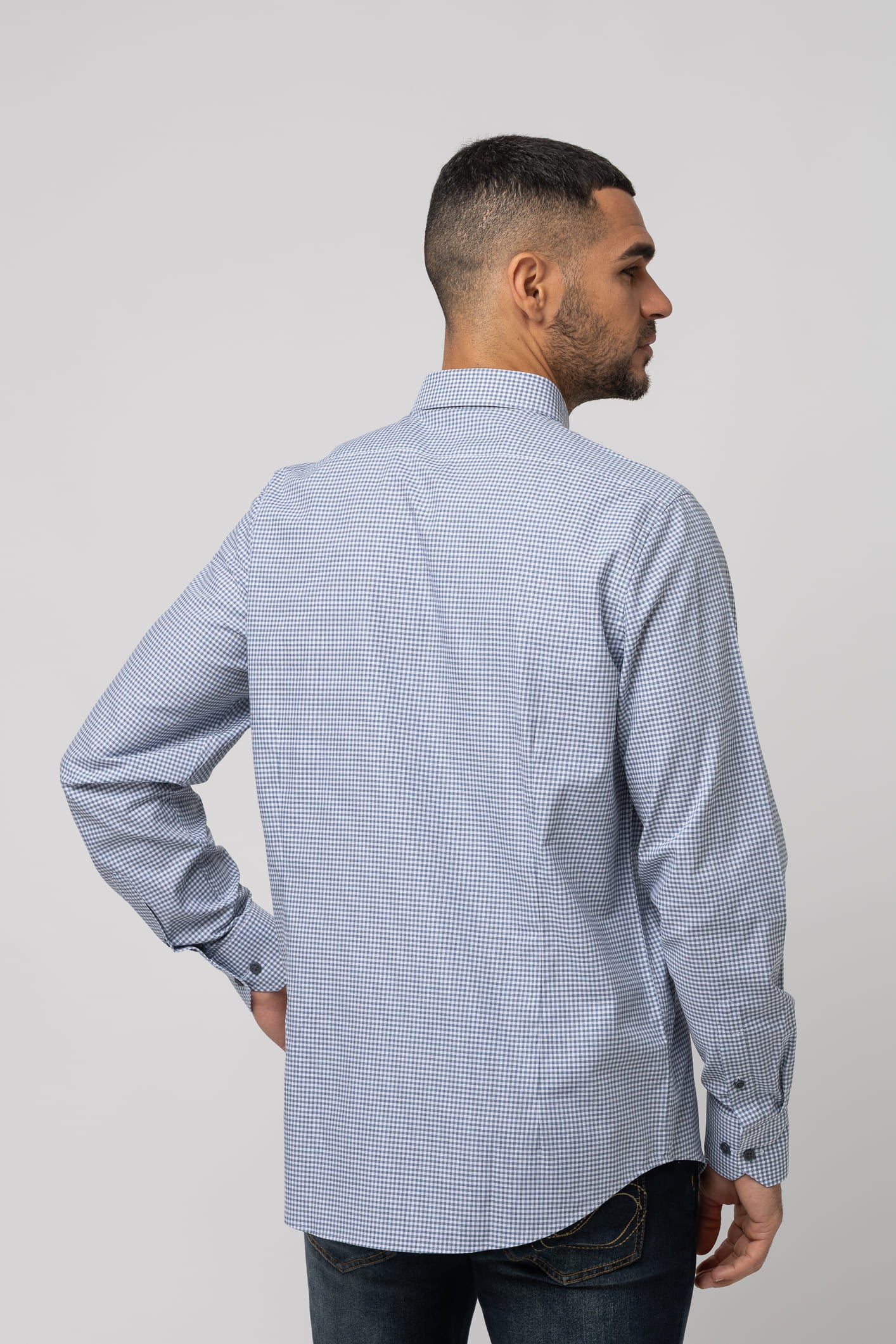Camisa sport cuadro s/ chao outlet