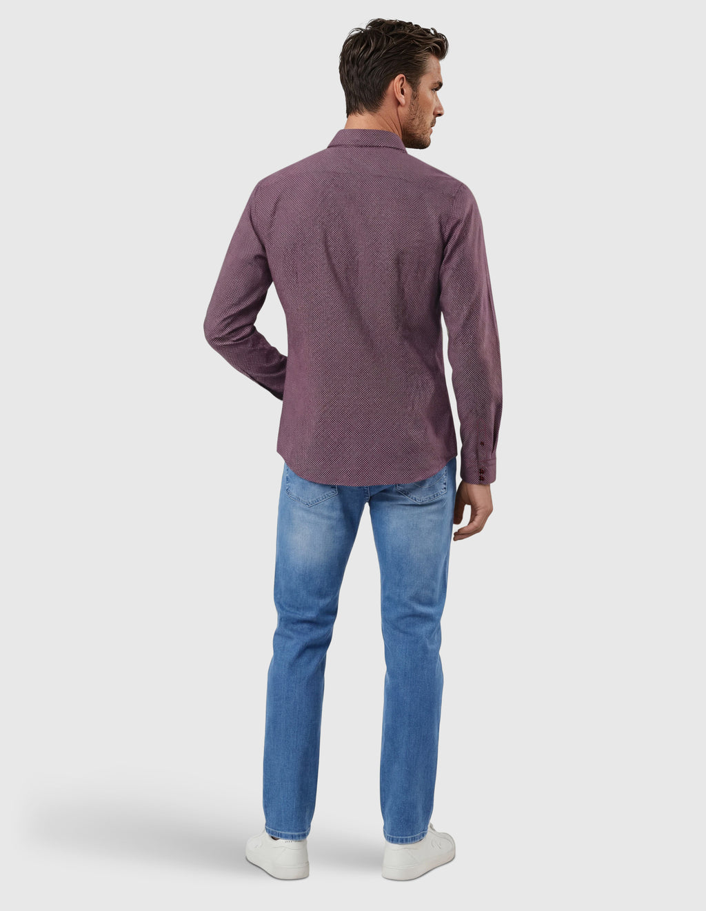 Camisa sport estampada s/ estela