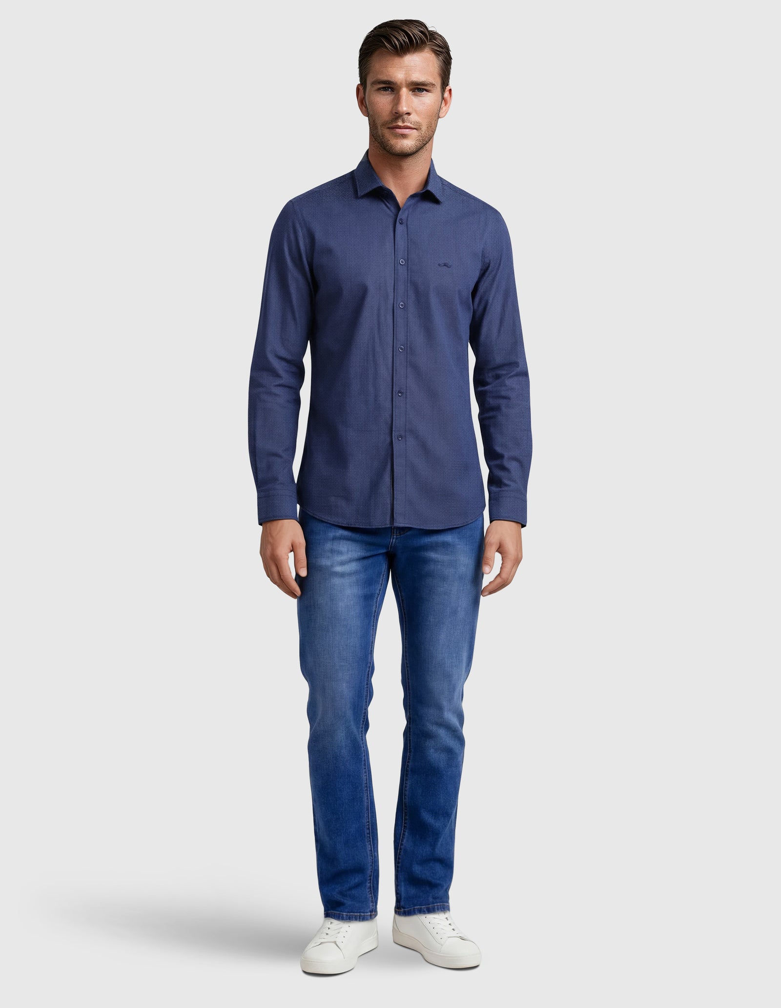 Camisa sport estampada s/ valle