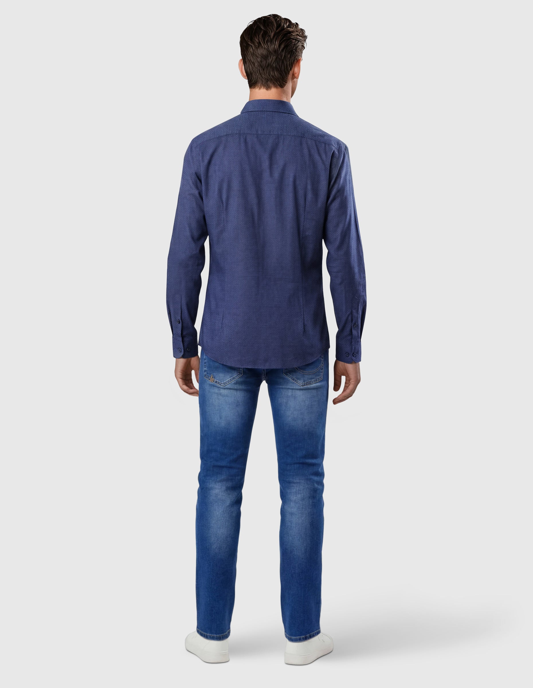 Camisa sport estampada s/ valle