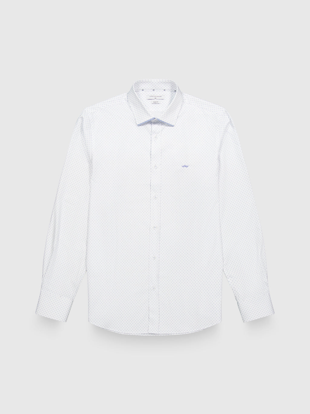 Camisa sport estampada s/ risco