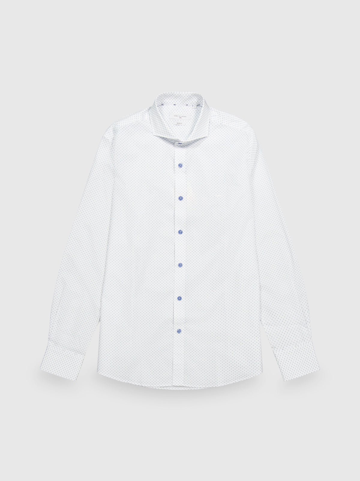 Camisa sport estampada s/ olivar