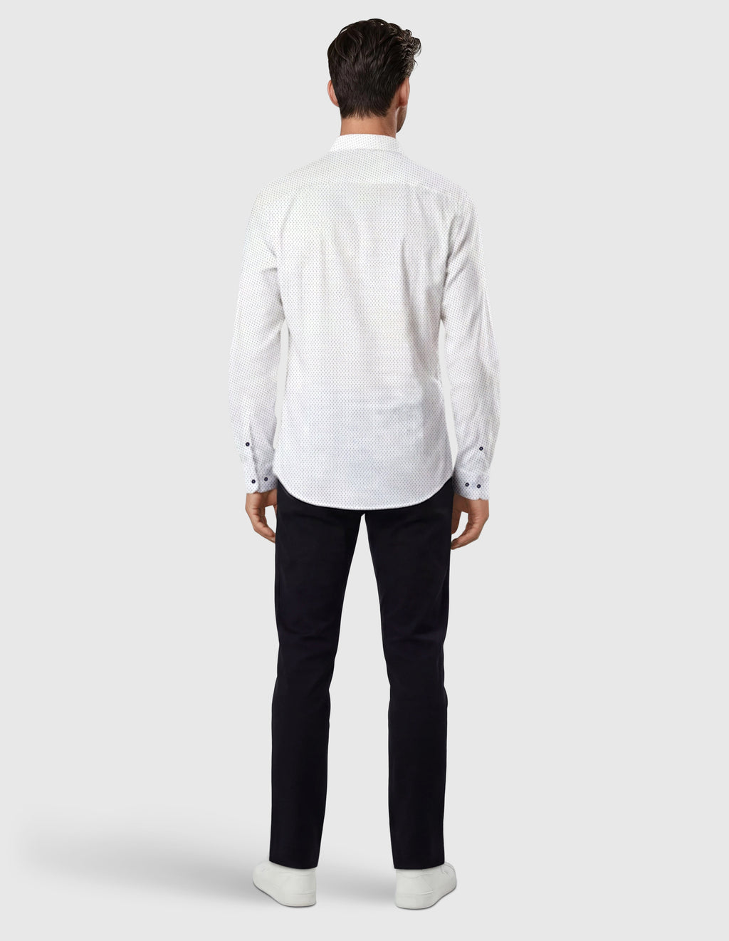 Camisa sport estampada s/ salina