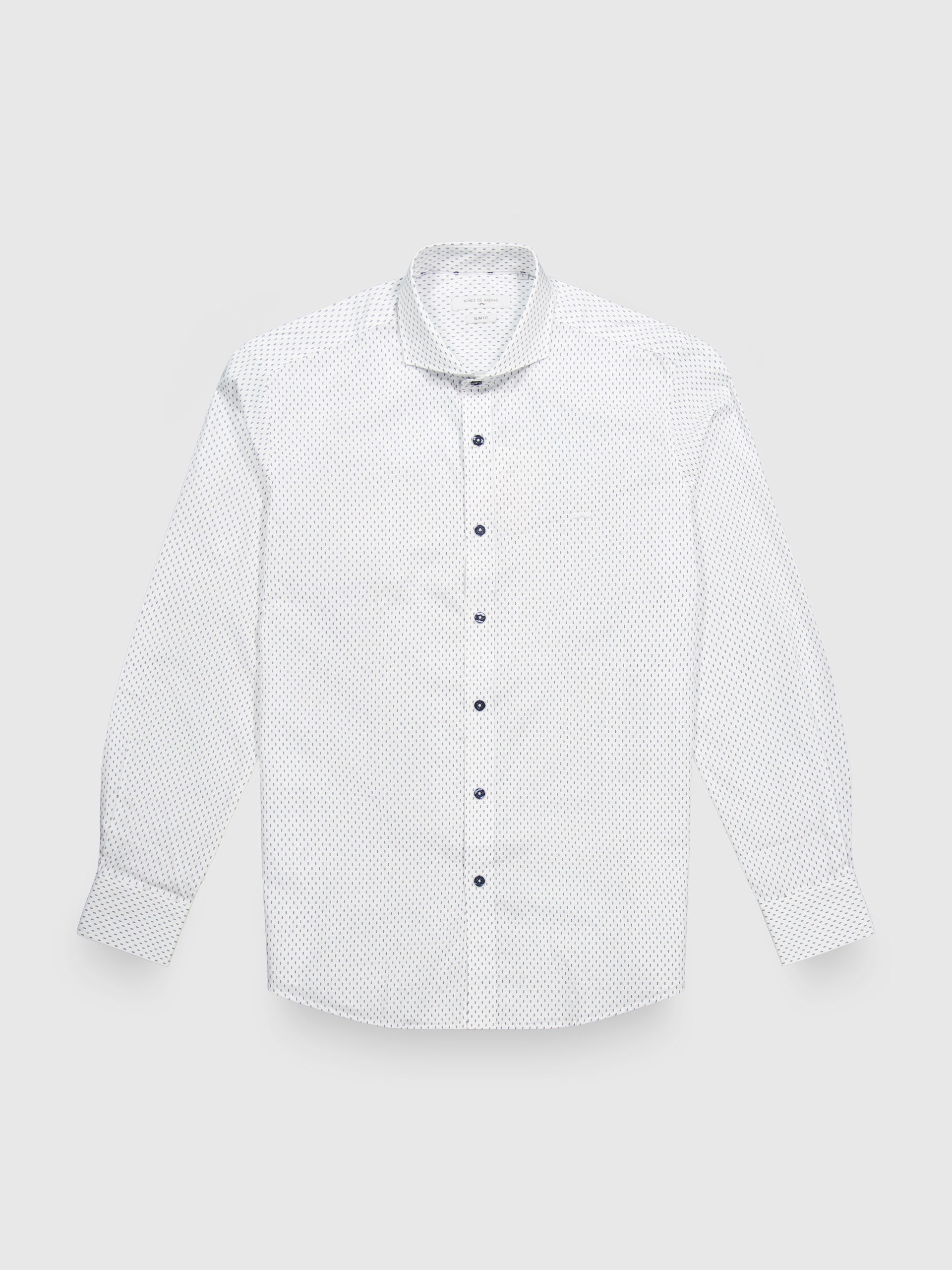 Camisa sport estampada s/ salina