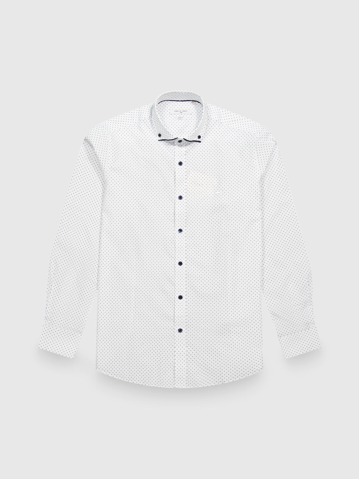 Camisa sport estampada s/ cuero