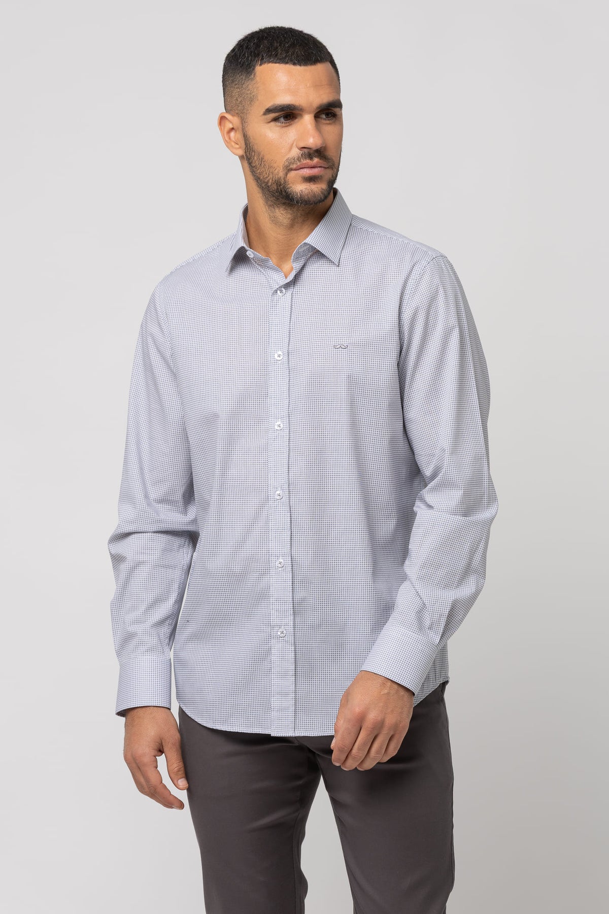 Camisa sport estampada s/ chime outlet