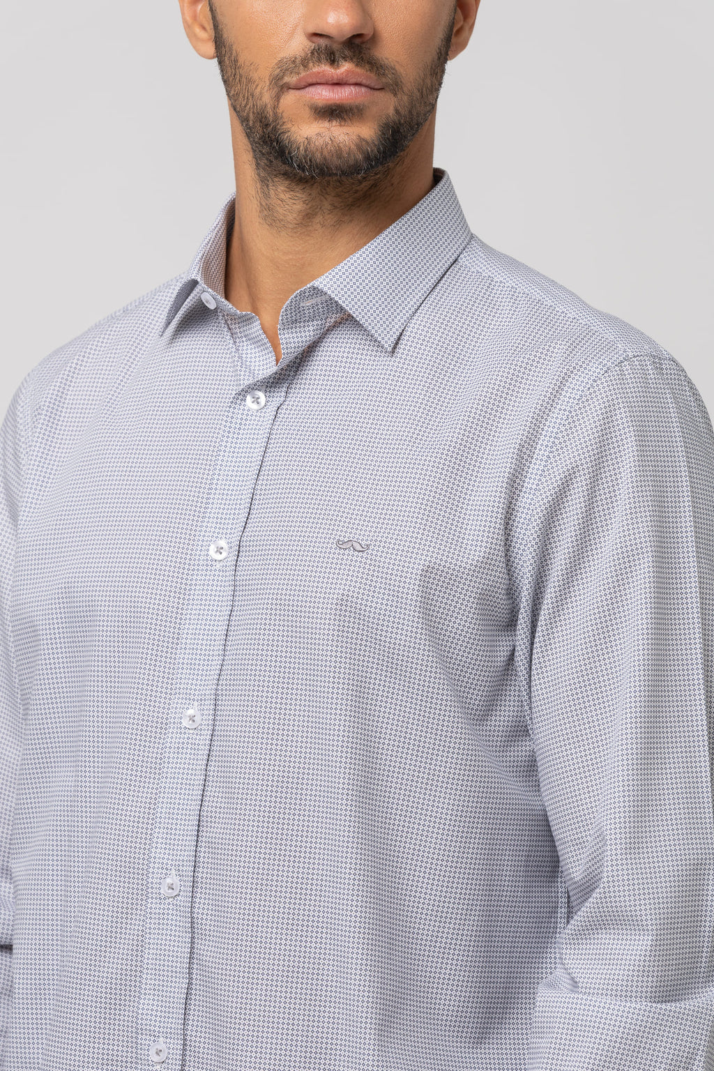 Camisa sport estampada s/ chime outlet