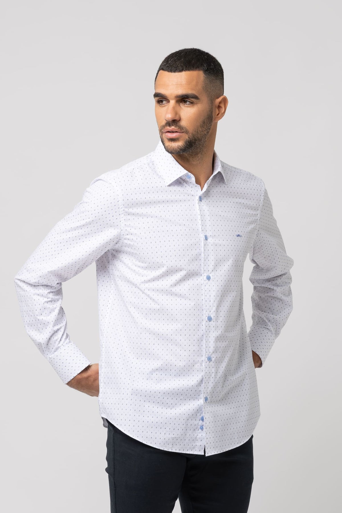Camisa sport estampada s/ glam
