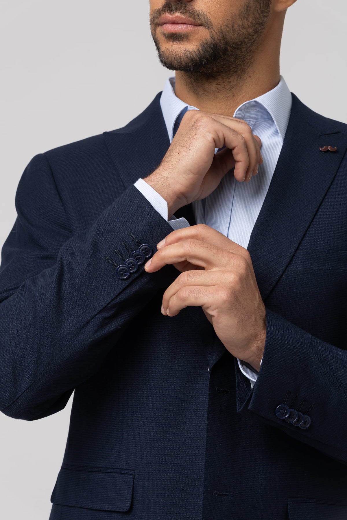 Americana vestir traje s/ coral