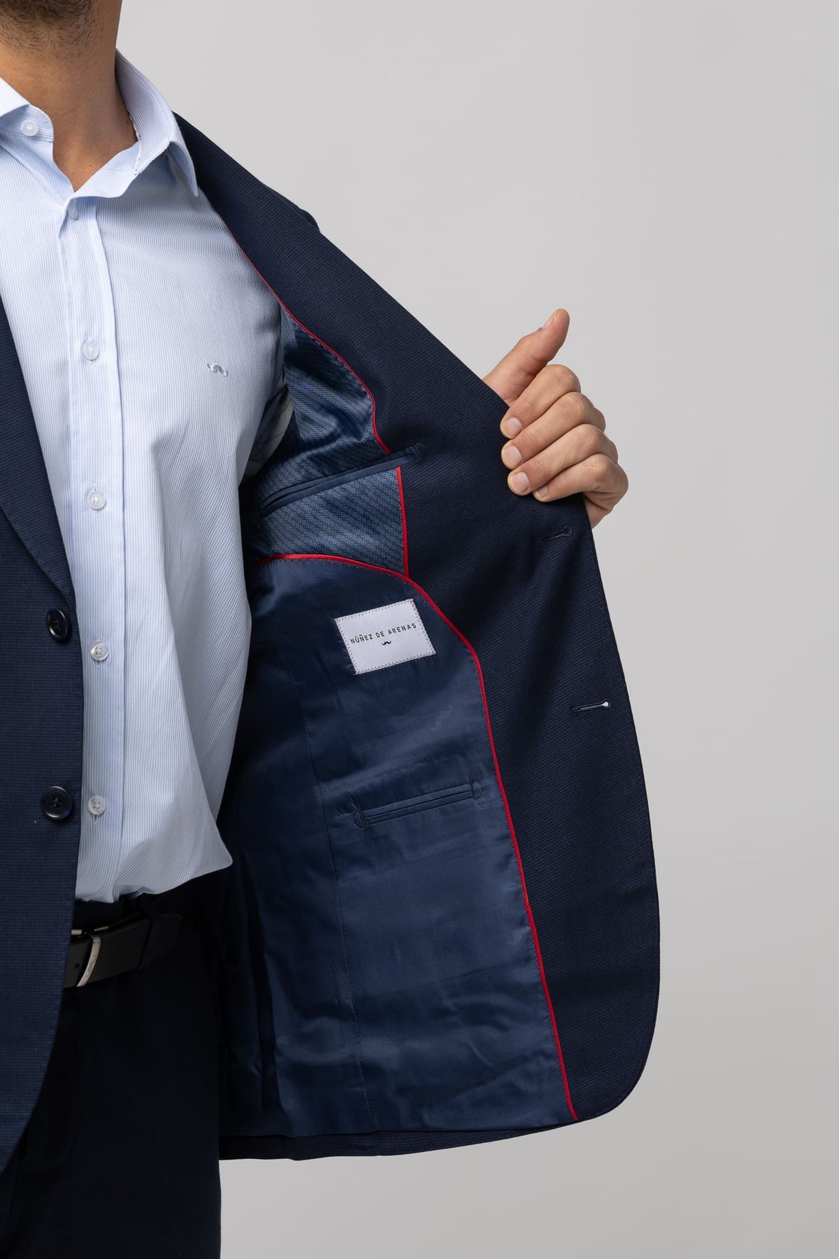 Americana vestir traje s/ coral