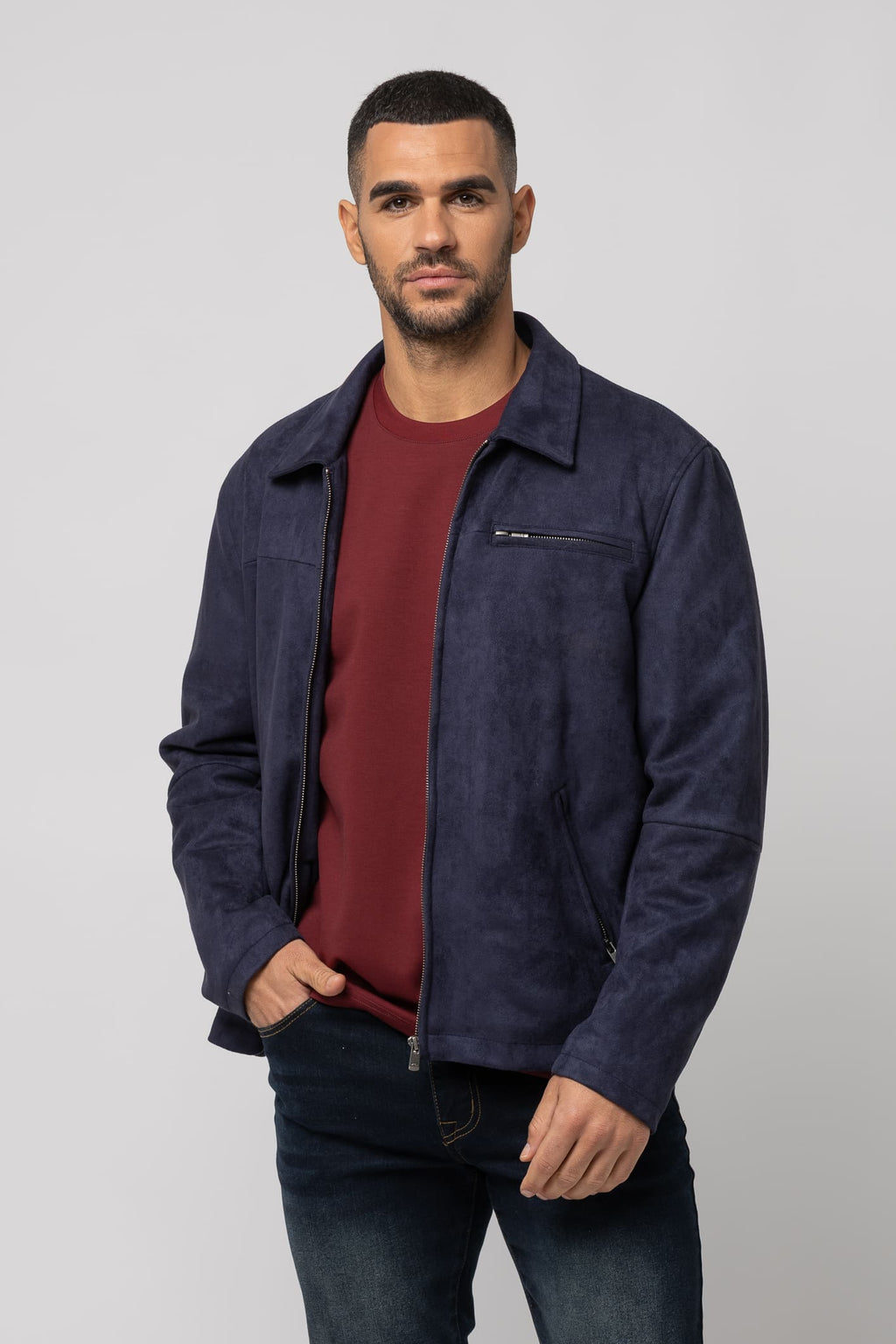Cazadora suede s/ terra