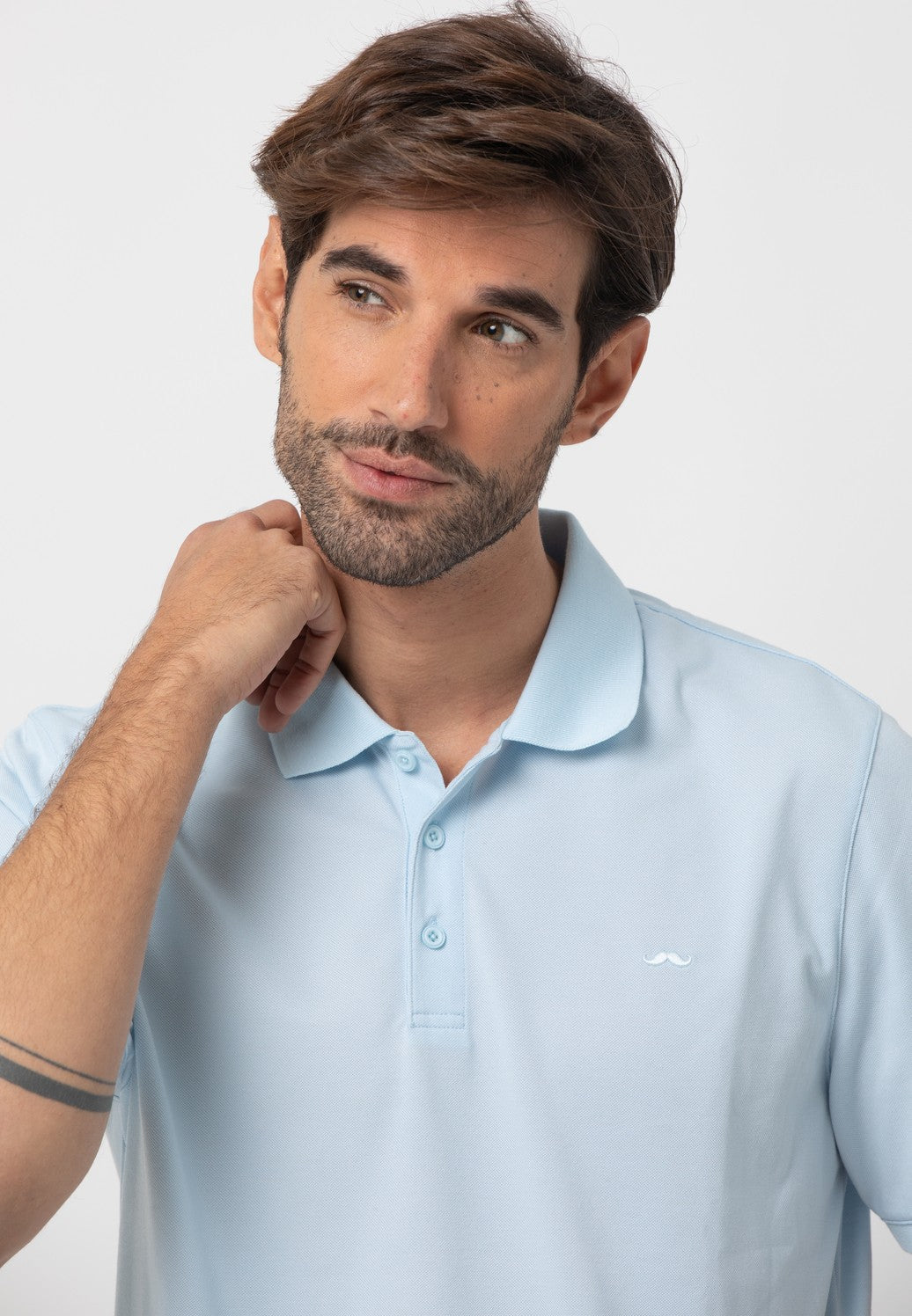 Polo m/c liso s/ planeta Outlet