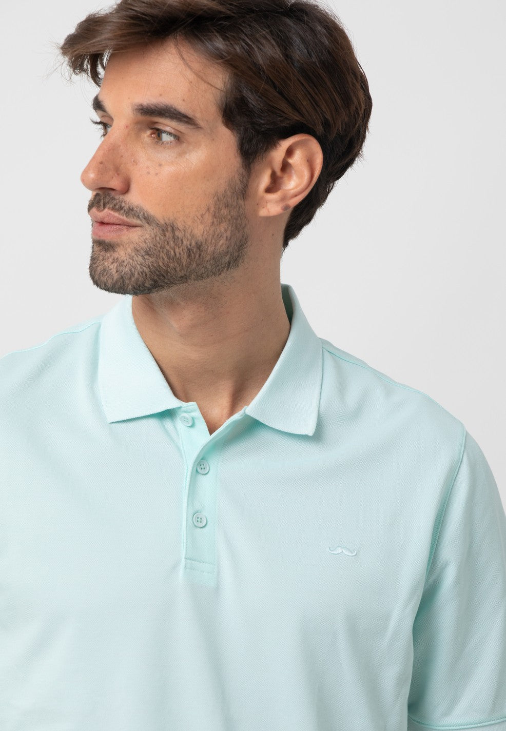 Polo m/c liso s/ planeta Outlet