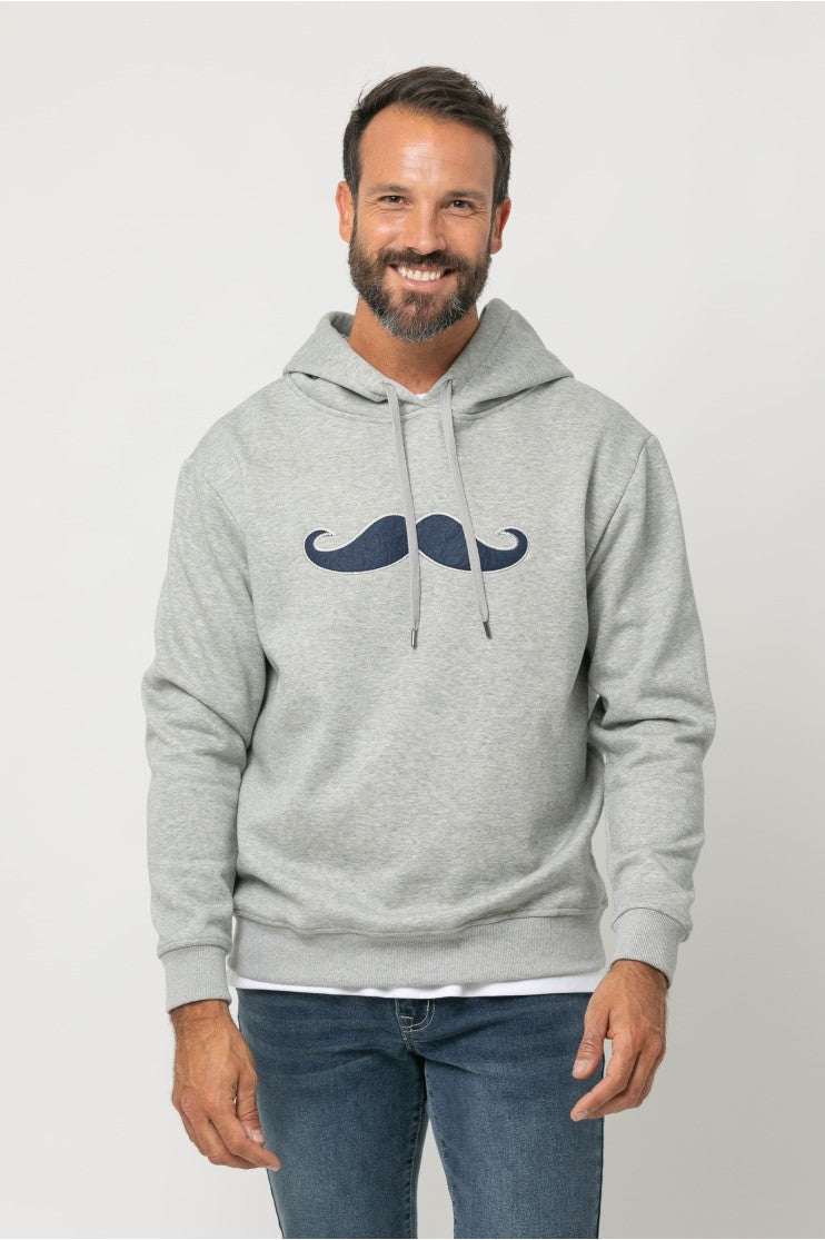 Sudadera bigote s/ Cantera